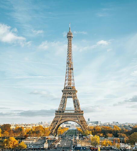 Eiffeltårnet i Paris