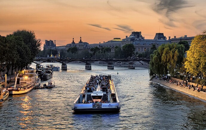 Cruise på seinen i Paris