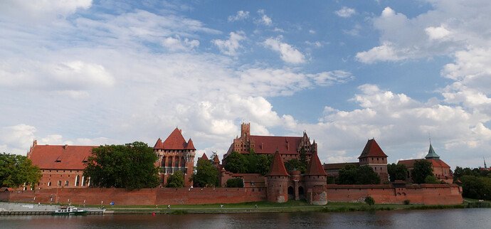 Slottet i Malbork 30 minutter fra Gdansk