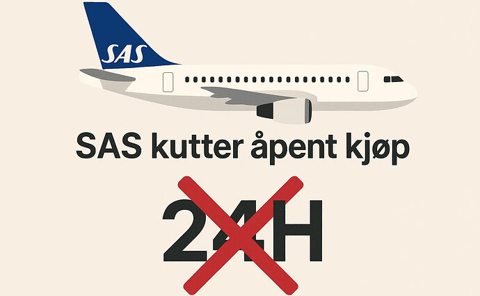 sas kutter åpent kjøpt
